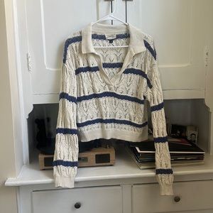 Striped Knit Sweater